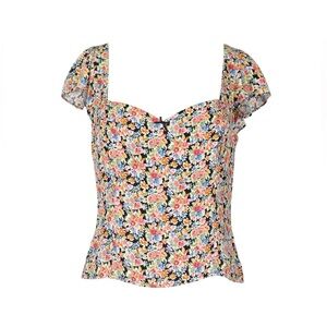 Reformation Kinsley Floral Top
